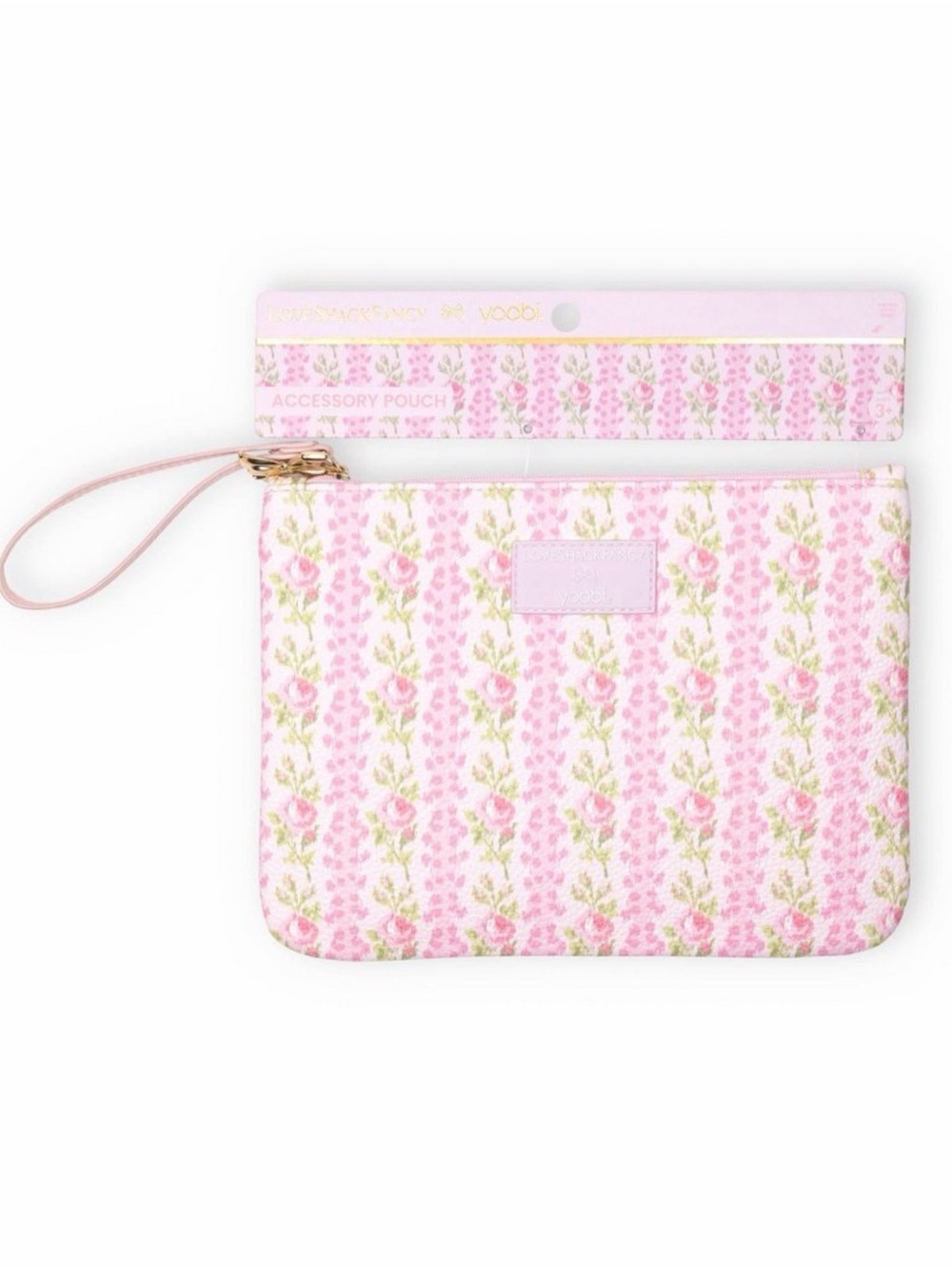 NWT LoveShackFancy x Target Blooming Heirloom Flat Zip Pencil Case wristlet